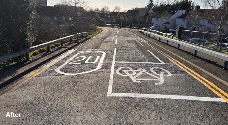 Completed Elastomac repair at Dickerage Lane